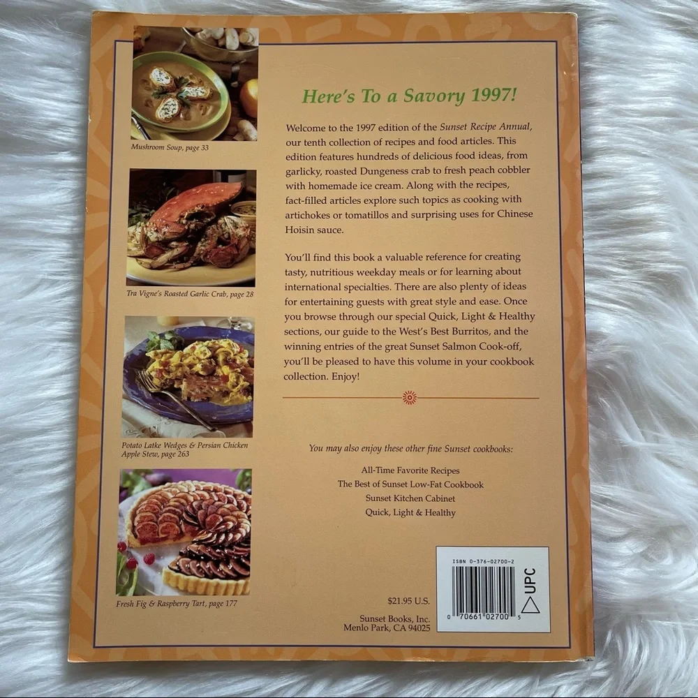 VTG Sunset Recipe Annual 1997 Edition, Softcover Cookbook